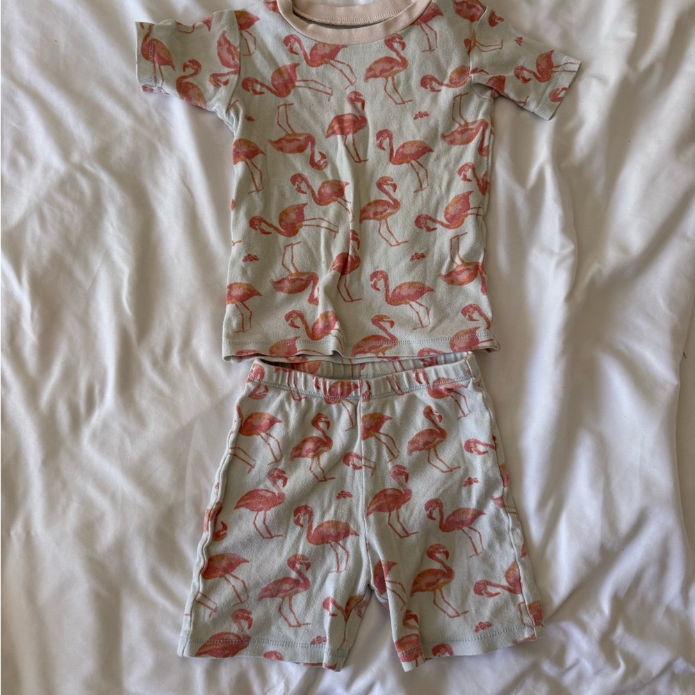 🌶️5 for $20: Burt's Bees Flamingo Kids Pajama Set